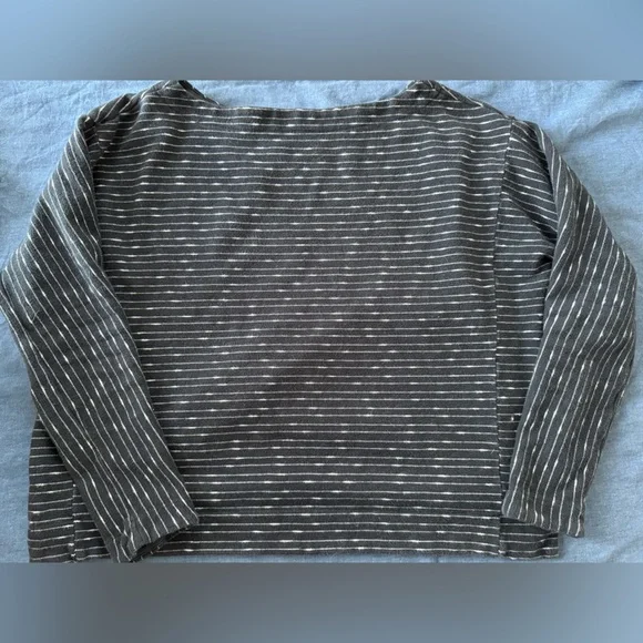 Madewell Black and White Striped Sweater - Picture 5 of 9